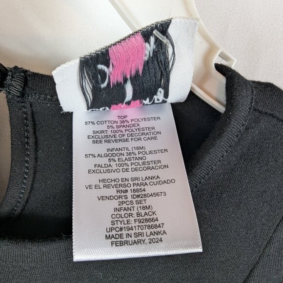 Counting Daisies 2-Piece Halloween Tutu Dress Leggings Hocus Pocus Girls 18M NEW - Picture 6 of 10